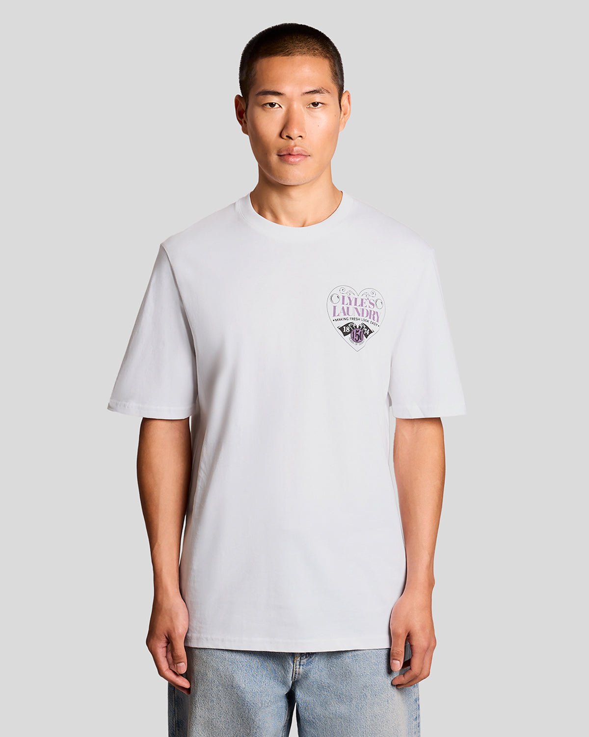 Lyle & Scott Men's  Chest Graphic T-Shirt in Size M, BrandAlley