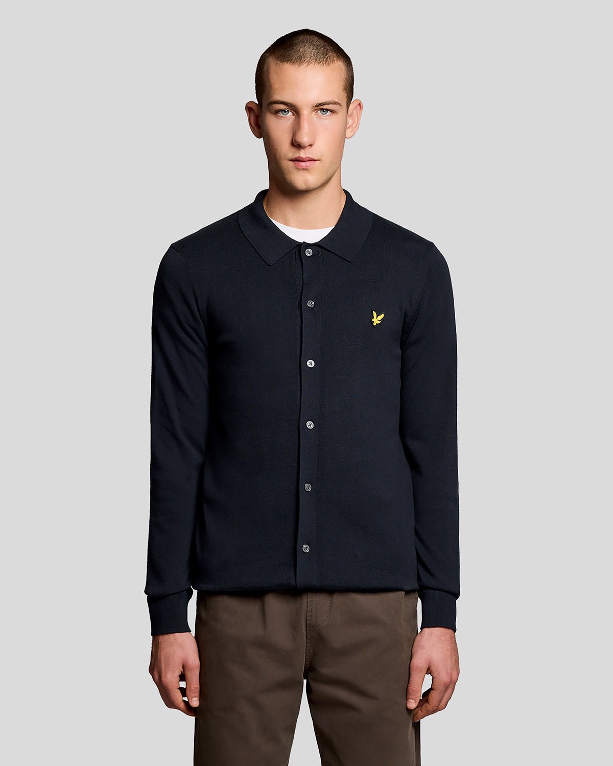 Lyle & Scott Men's  Cotton Knitted Shirt in Size XXL, BrandAlley