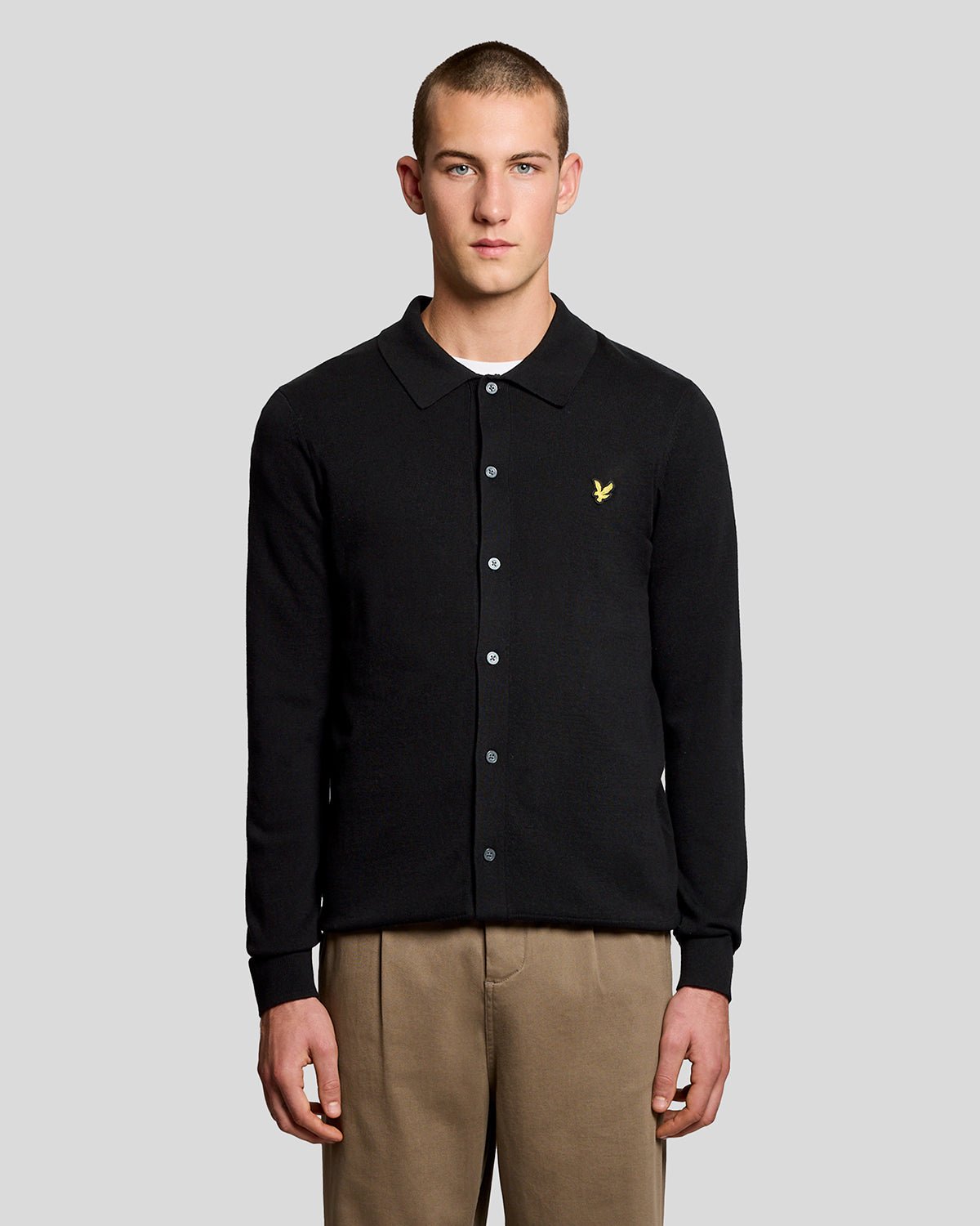 Lyle & Scott Men's  Cotton Knitted Shirt in Size XS, BrandAlley