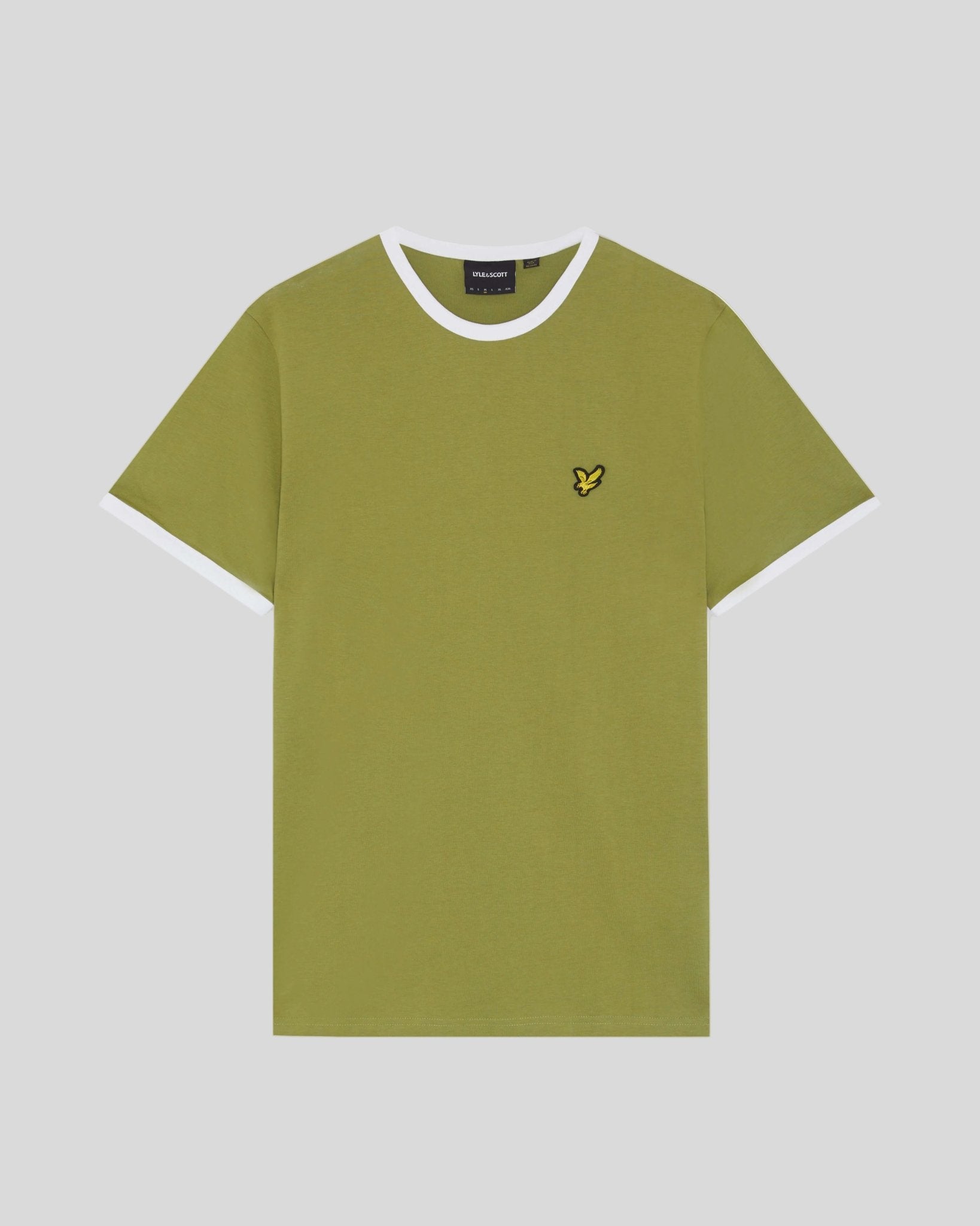 Lyle & Scott Men's  Ringer Cotton Crew Neck T-Shirt in Size 4XL, BrandAlley