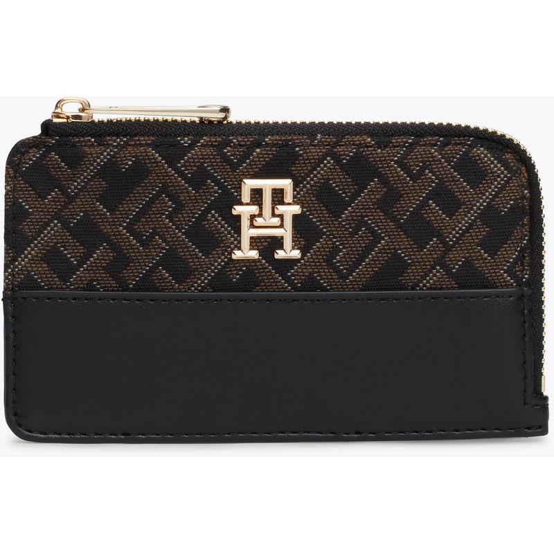 Tommy Hilfiger Women's   Black Jacquard Slim Wallet , BrandAlley