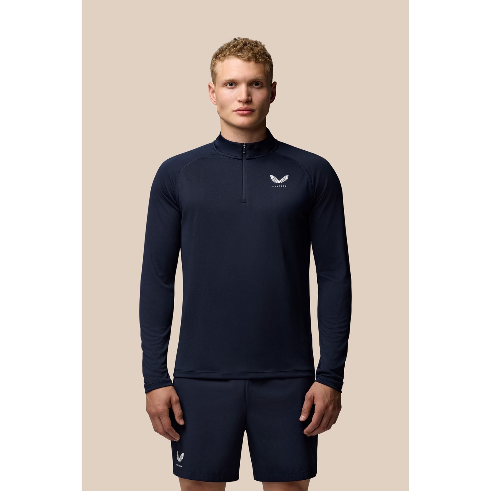 Castore Men's   Navy Adapt Training 1/4 Zip Top in Size XL, BrandAlley