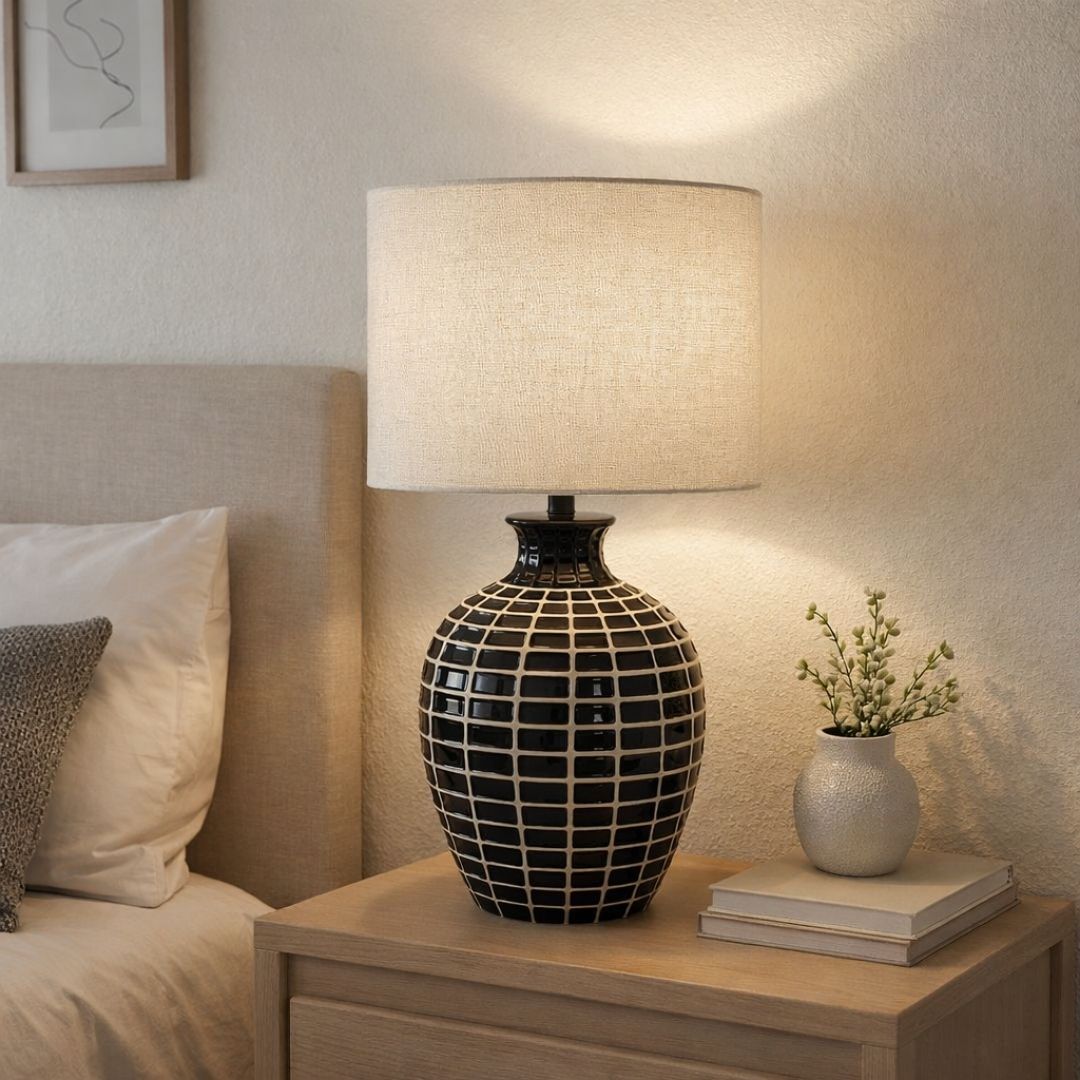 Pagazzi Lighting   Donna Wood Effect Table Lamp , BrandAlley