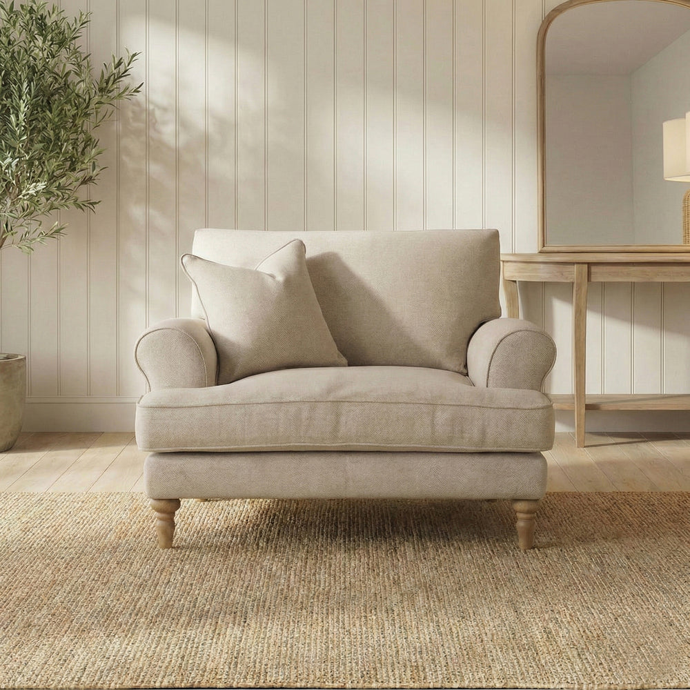 The Great Sofa Company    Beige Marylebone Snuggle Chair in Size Extra Medium, BrandAlley