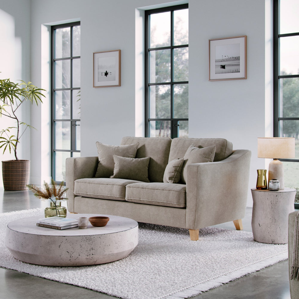 The Great Sofa Company   The Elton Small Sofa Stone in Size Small, BrandAlley