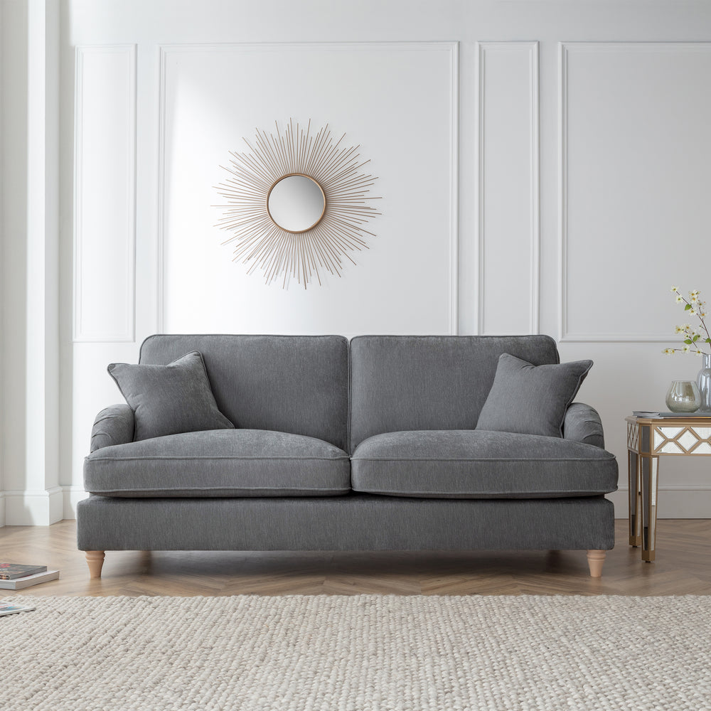 The Great Sofa Company   The Swift 3 Seater Sofa  Charcoal in Size 3, BrandAlley
