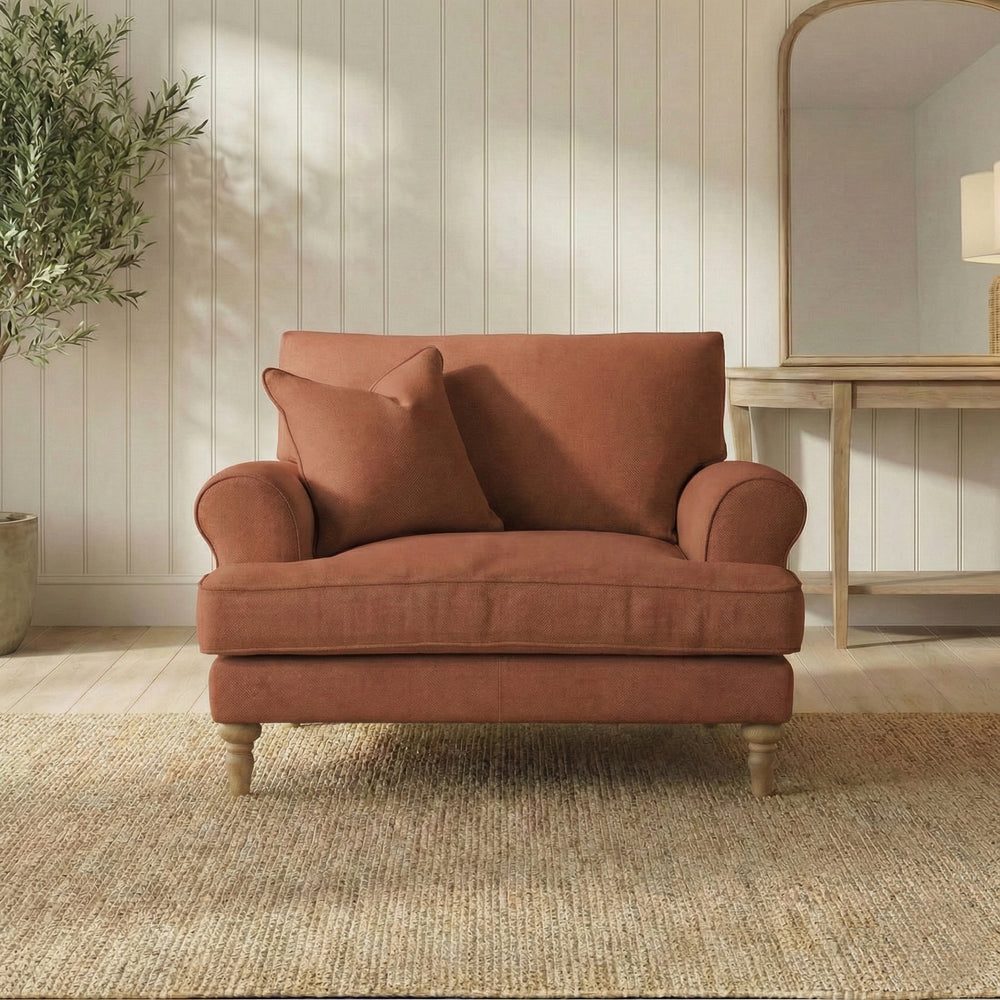 The Great Sofa Company    Pink Marylebone Snuggle Chair Coral in Size Extra Medium, BrandAlley
