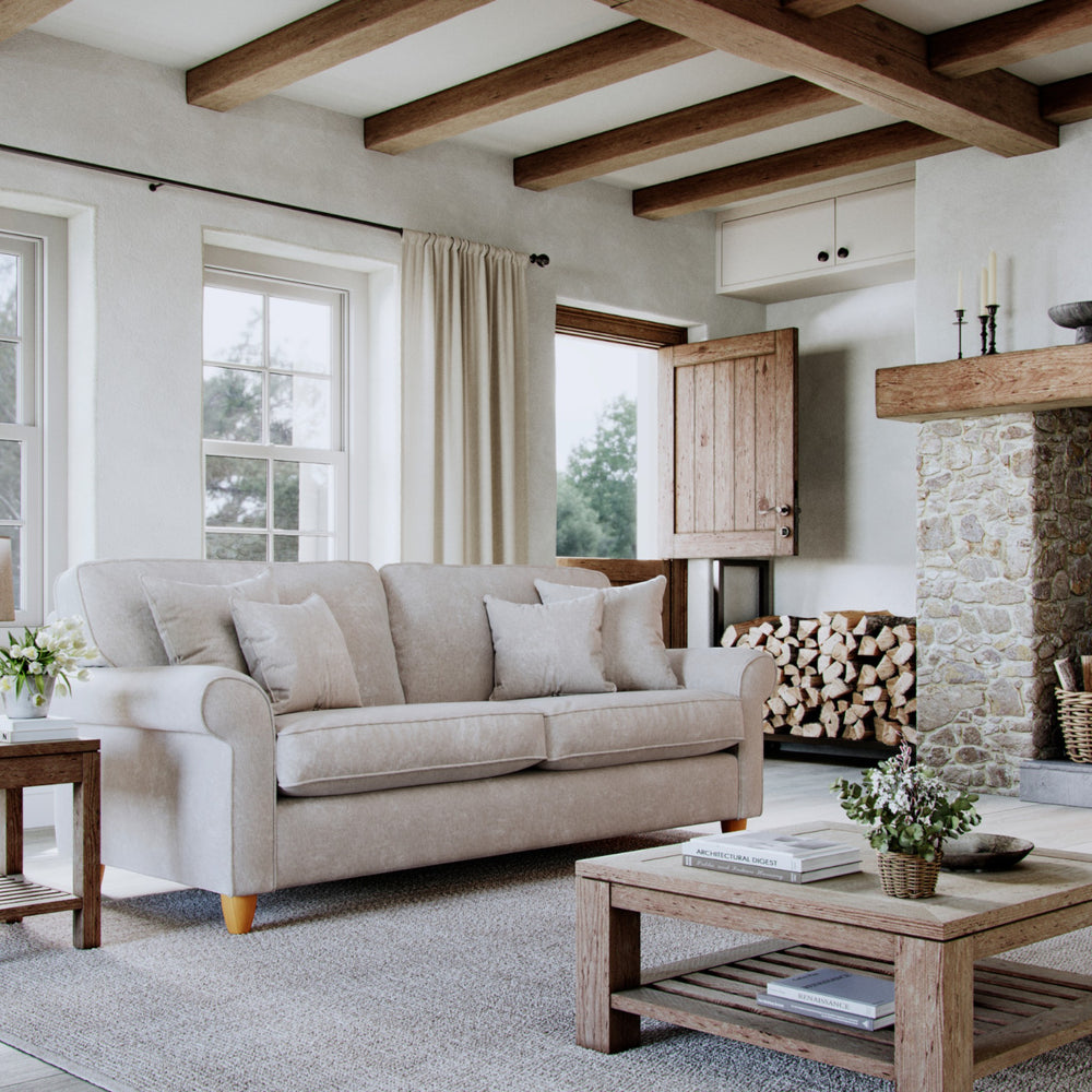 The Great Sofa Company   Abingdon Large Sofa Pearl in Size Large, BrandAlley