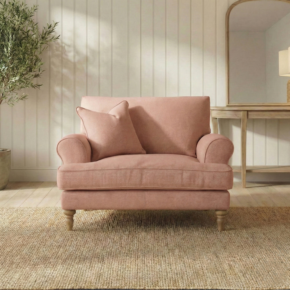 The Great Sofa Company    Pink Marylebone Snuggle Chair Soft in Size Extra Medium, BrandAlley