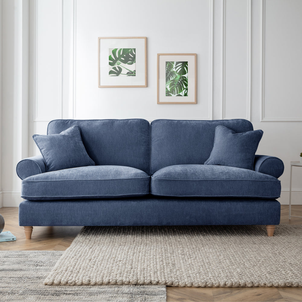 The Great Sofa Company   The Bromfield 3 Seater Sofa  Navy in Size 3, BrandAlley