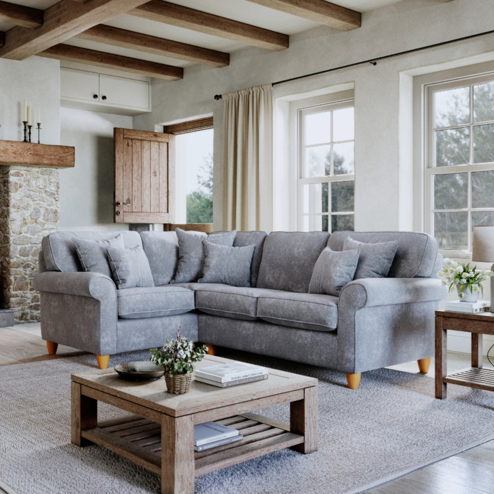 The Great Sofa Company   Abingdon Left Hand Corner Sofa Anthracite in Size Extra Medium, BrandAlley