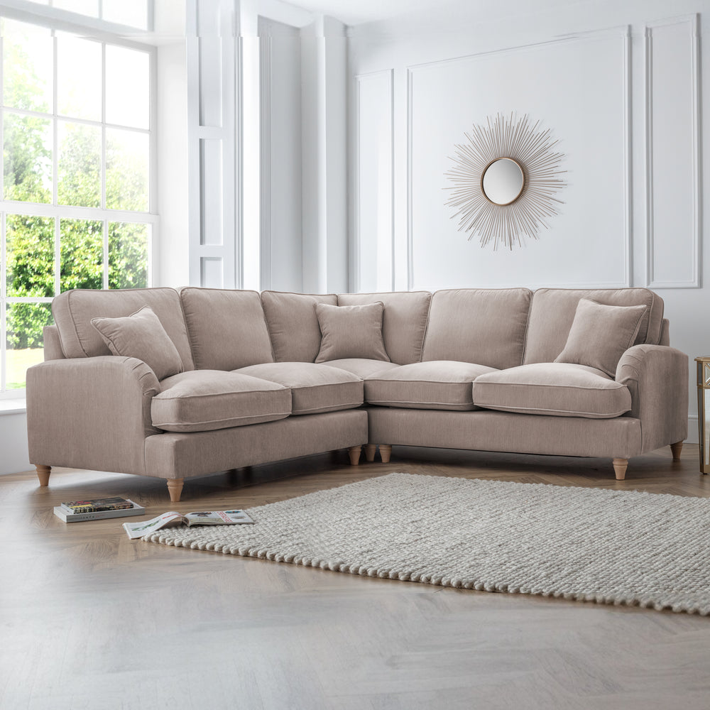 The Great Sofa Company   The Swift Large Corner Sofa  Putty in Size Large, BrandAlley