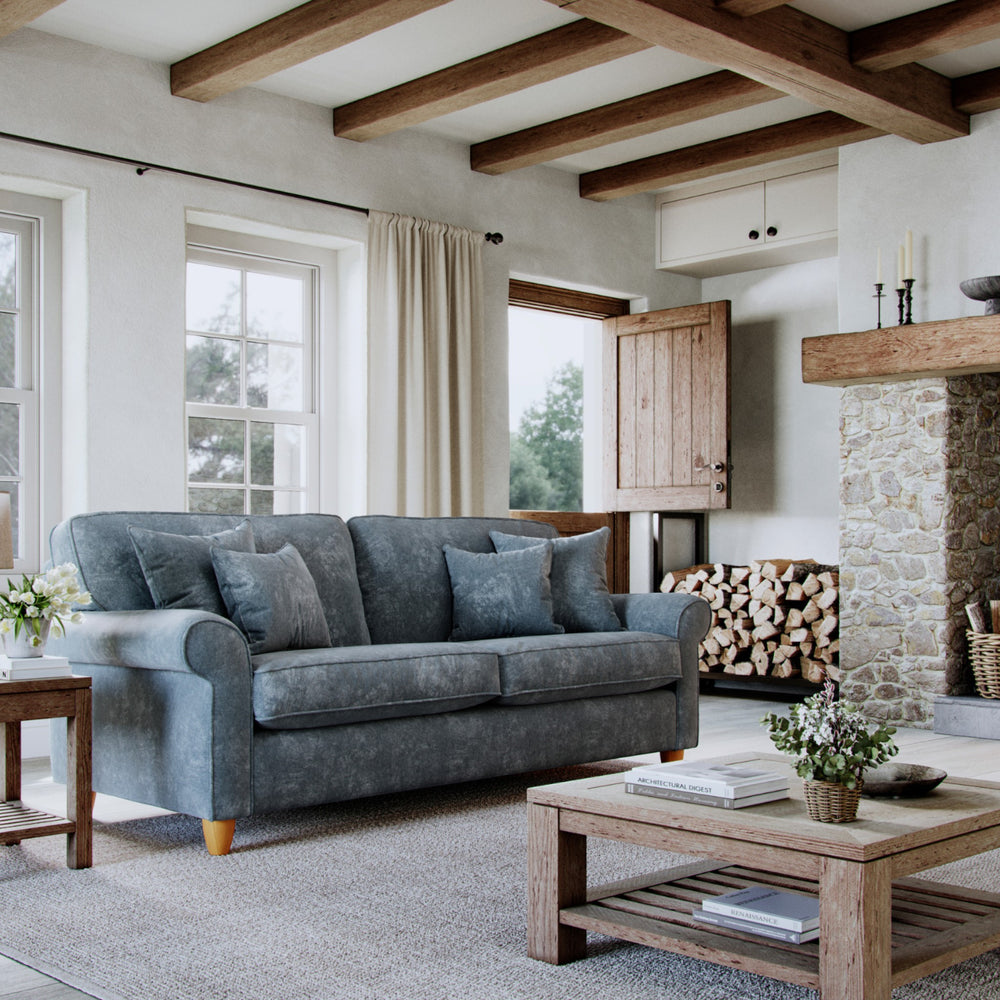 The Great Sofa Company   Abingdon Large Sofa Steel in Size Large, BrandAlley
