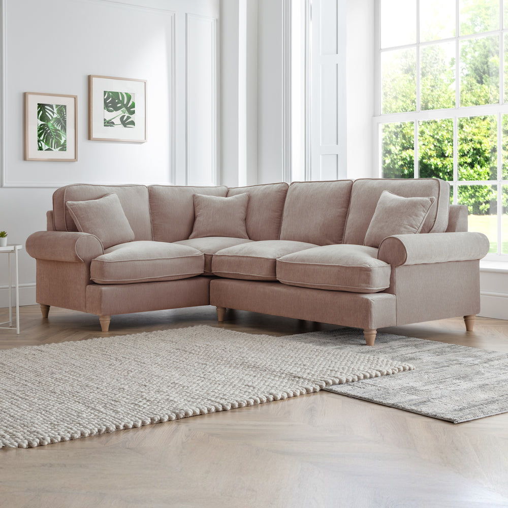 The Great Sofa Company    Beige The Bromfield Left Hand Corner Sofa Putty in Size Extra Medium, BrandAlley