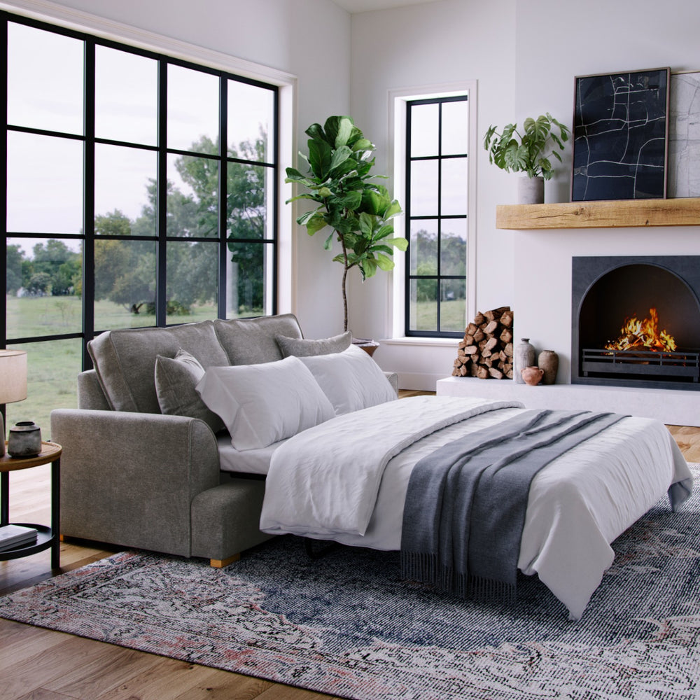 The Great Sofa Company   Harrogate Sofa Bed Steel in Size Extra Medium, BrandAlley