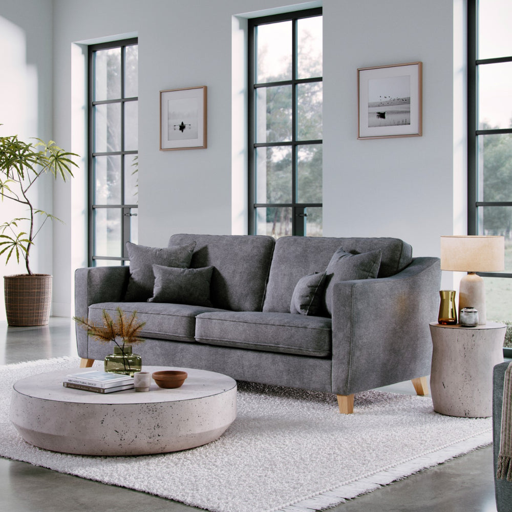 The Great Sofa Company    Grey The Elton Large Sofa Steel in Size Large, BrandAlley