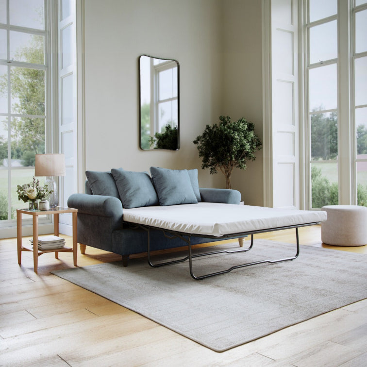 The Great Sofa Company   Brentwood Sofa Bed Denim in Size Extra Medium, BrandAlley