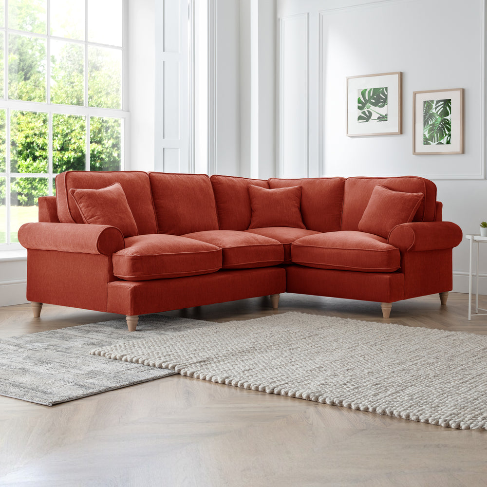 The Great Sofa Company    Red The Bromfield Right Hand Corner Sofa Apricot in Size Extra Medium, BrandAlley