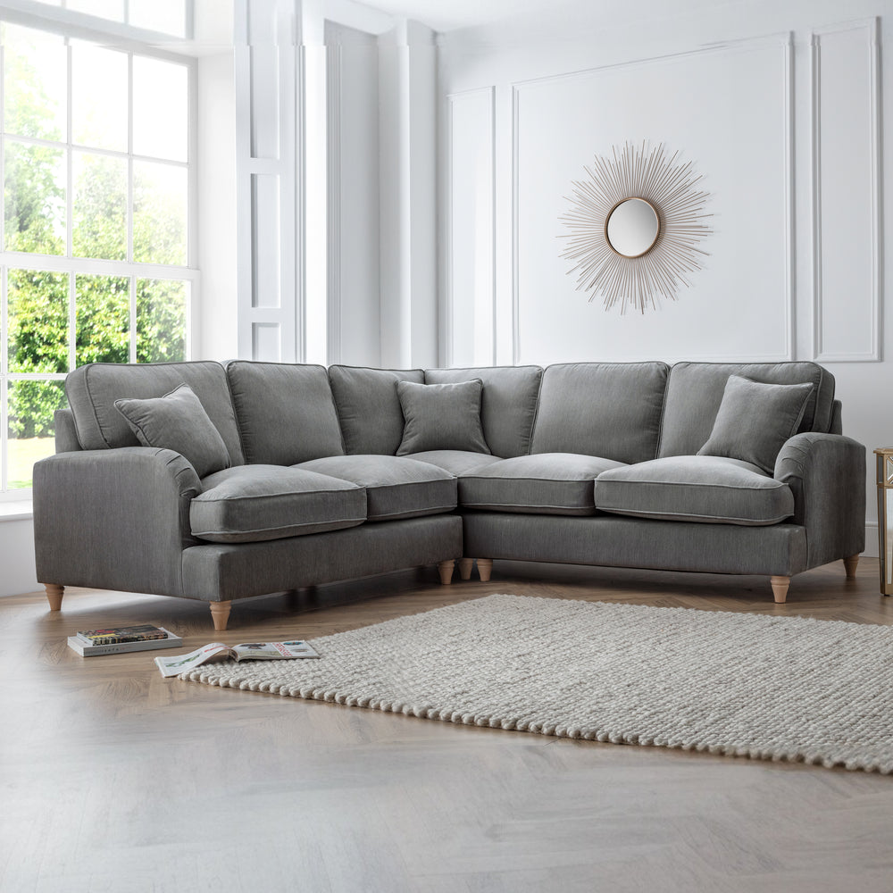 The Great Sofa Company   The Swift Large Corner Sofa  Charcoal in Size Large, BrandAlley