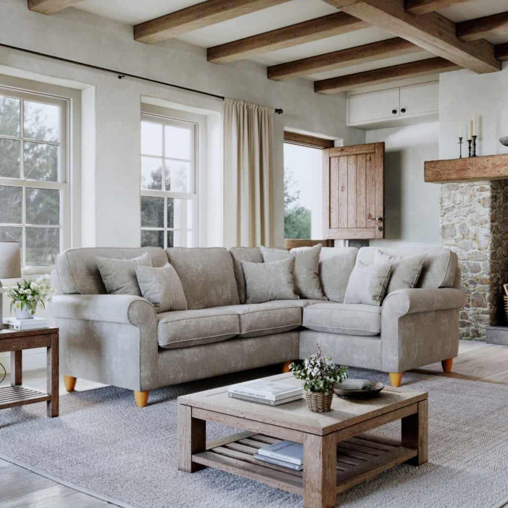The Great Sofa Company    Beige Abingdon Right Hand Corner Sofa in Size Extra Medium, BrandAlley