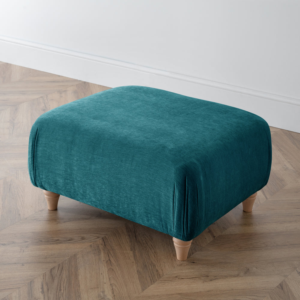 The Great Sofa Company   The Bromfield Footstool  Emerald in Size Extra Medium, BrandAlley