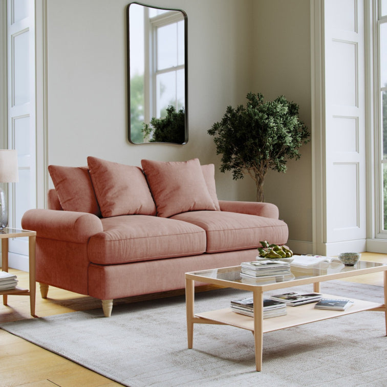 The Great Sofa Company   Brentwood Medium Sofa Coral in Size Medium, BrandAlley