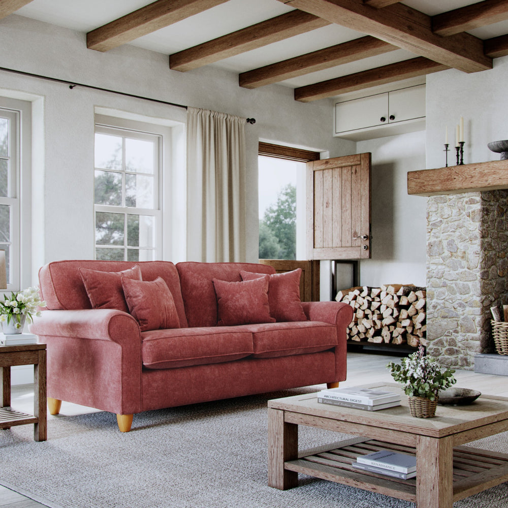 The Great Sofa Company    Orange Abingdon Medium Sofa Deep Terra in Size Medium, BrandAlley