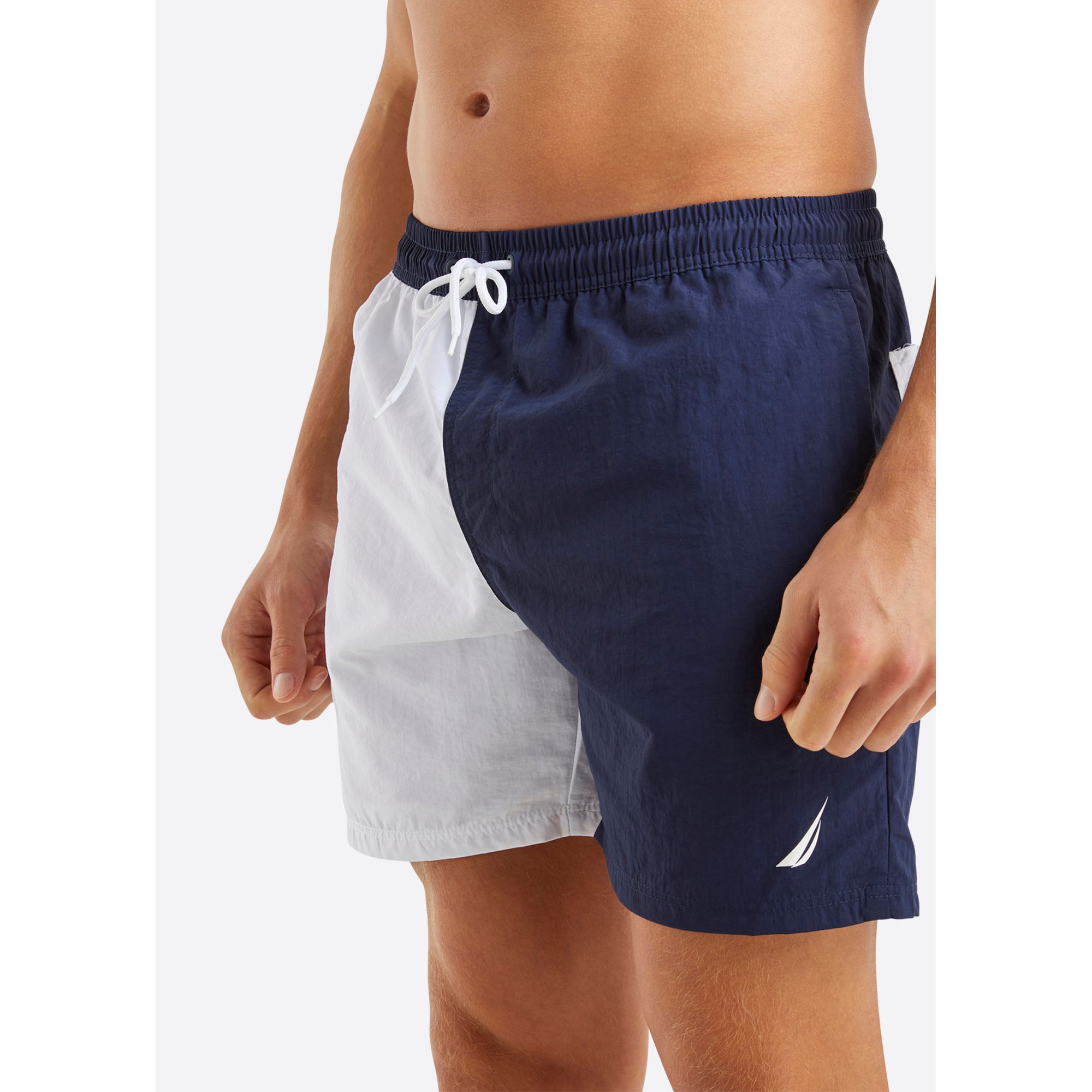 Nautica Men's   Navy Henri 6" Swim Short in Size S, BrandAlley