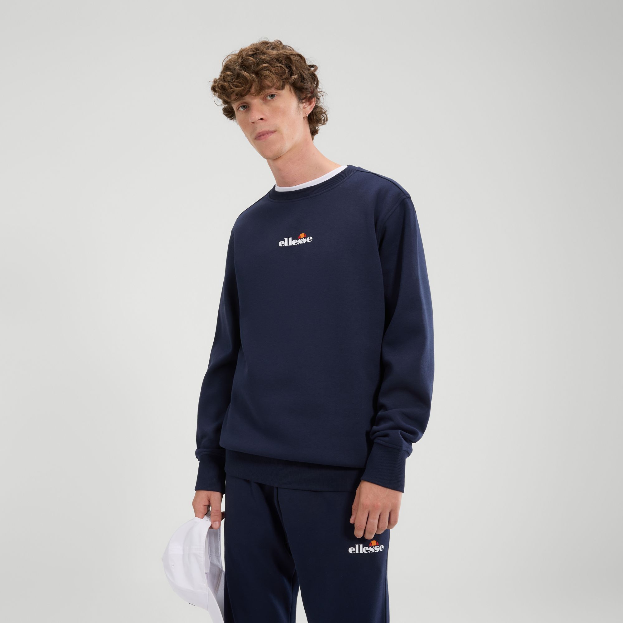 Ellesse Men's   Navy Kiamto 2 Sweatshirt in Size 2XL, BrandAlley