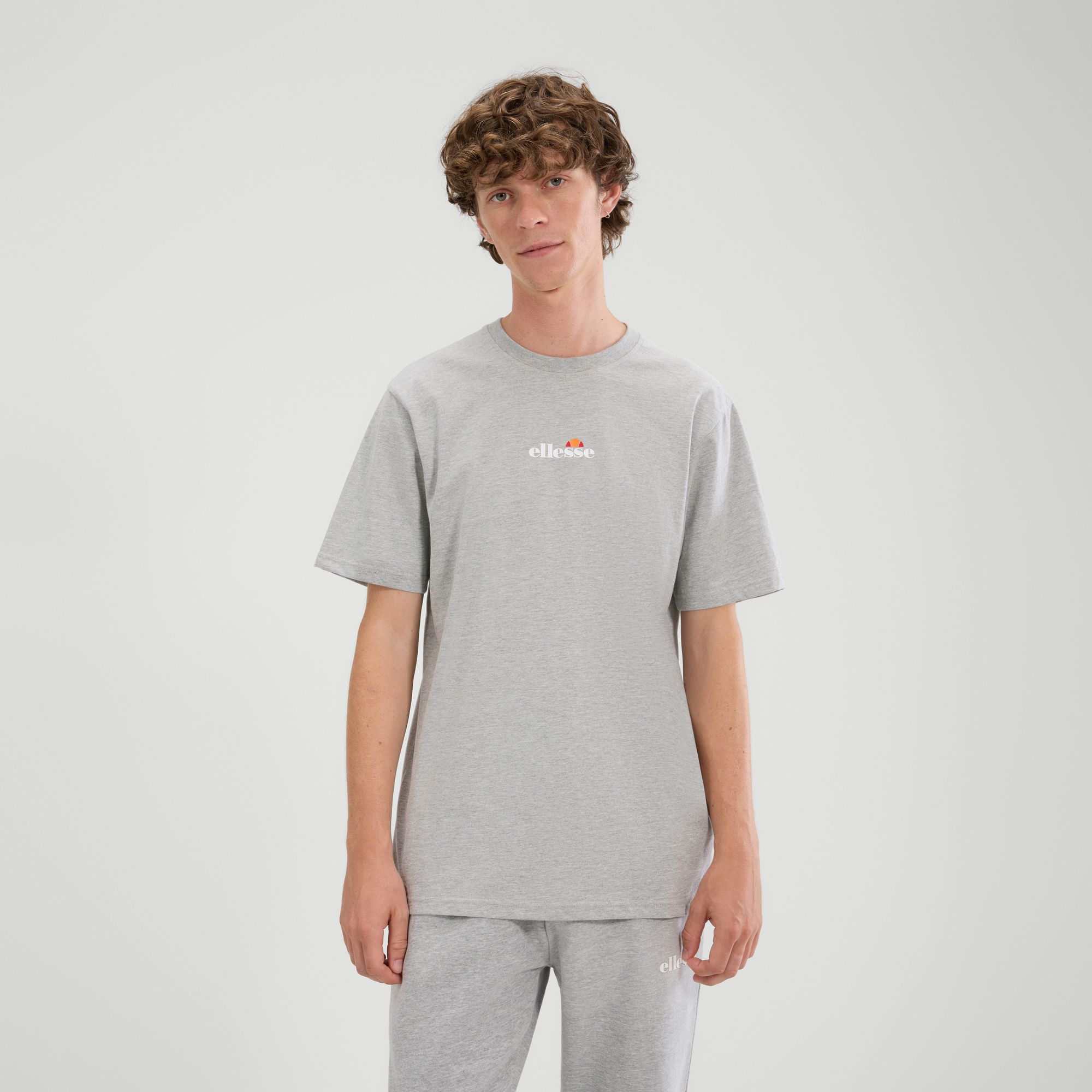 Ellesse Men's   Light Grey Ollio 2 Tee in Size L, BrandAlley