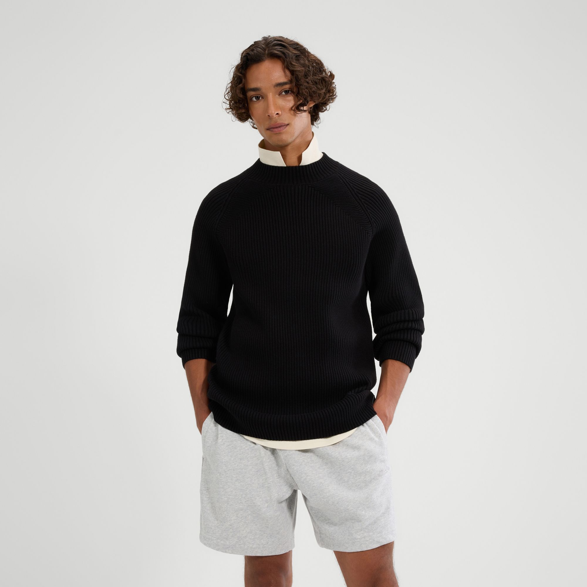 Ellesse Men's   Black Bruciate Knitted Jumper in Size L, BrandAlley