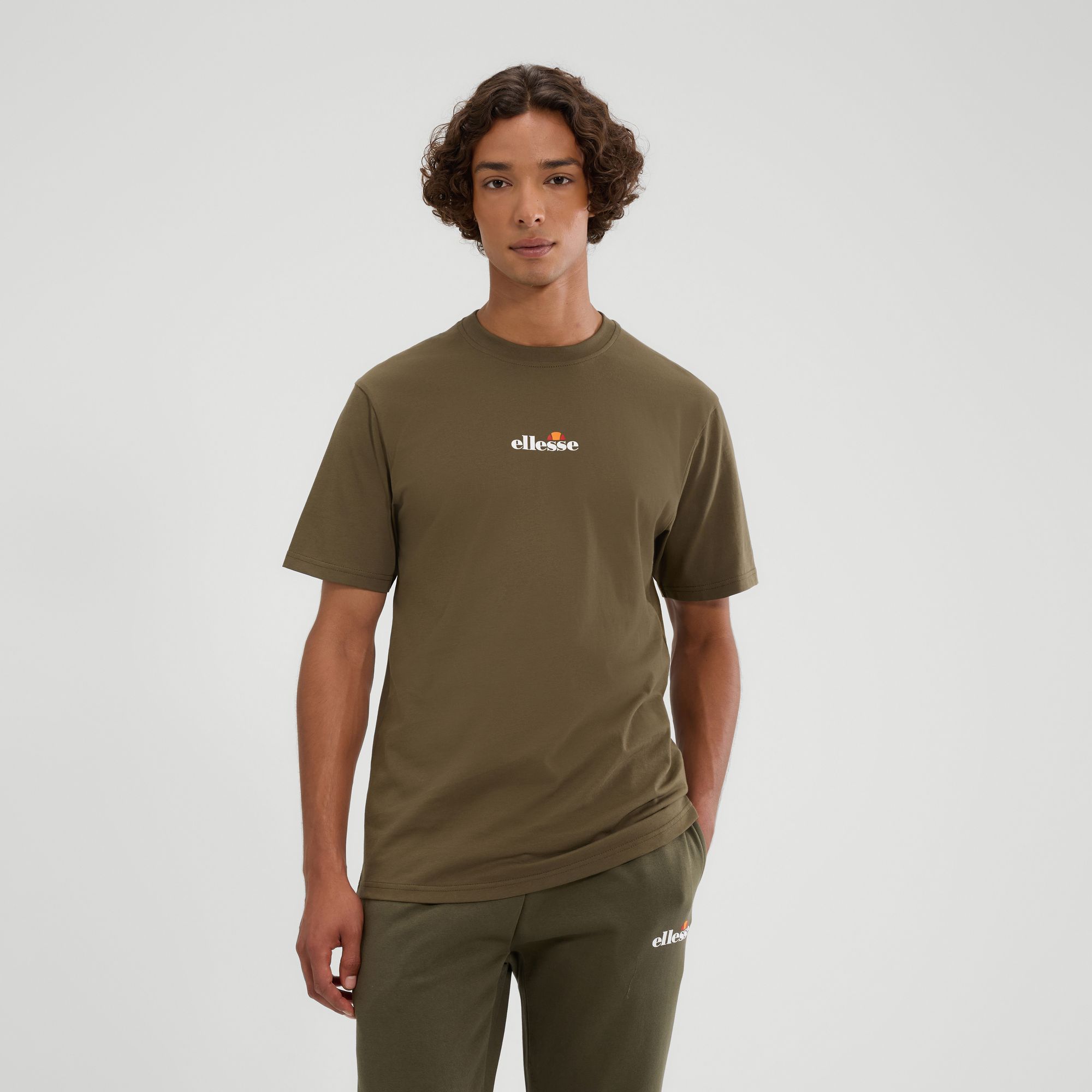 Ellesse Men's   Khaki Ollio 2 Tee in Size XS, BrandAlley