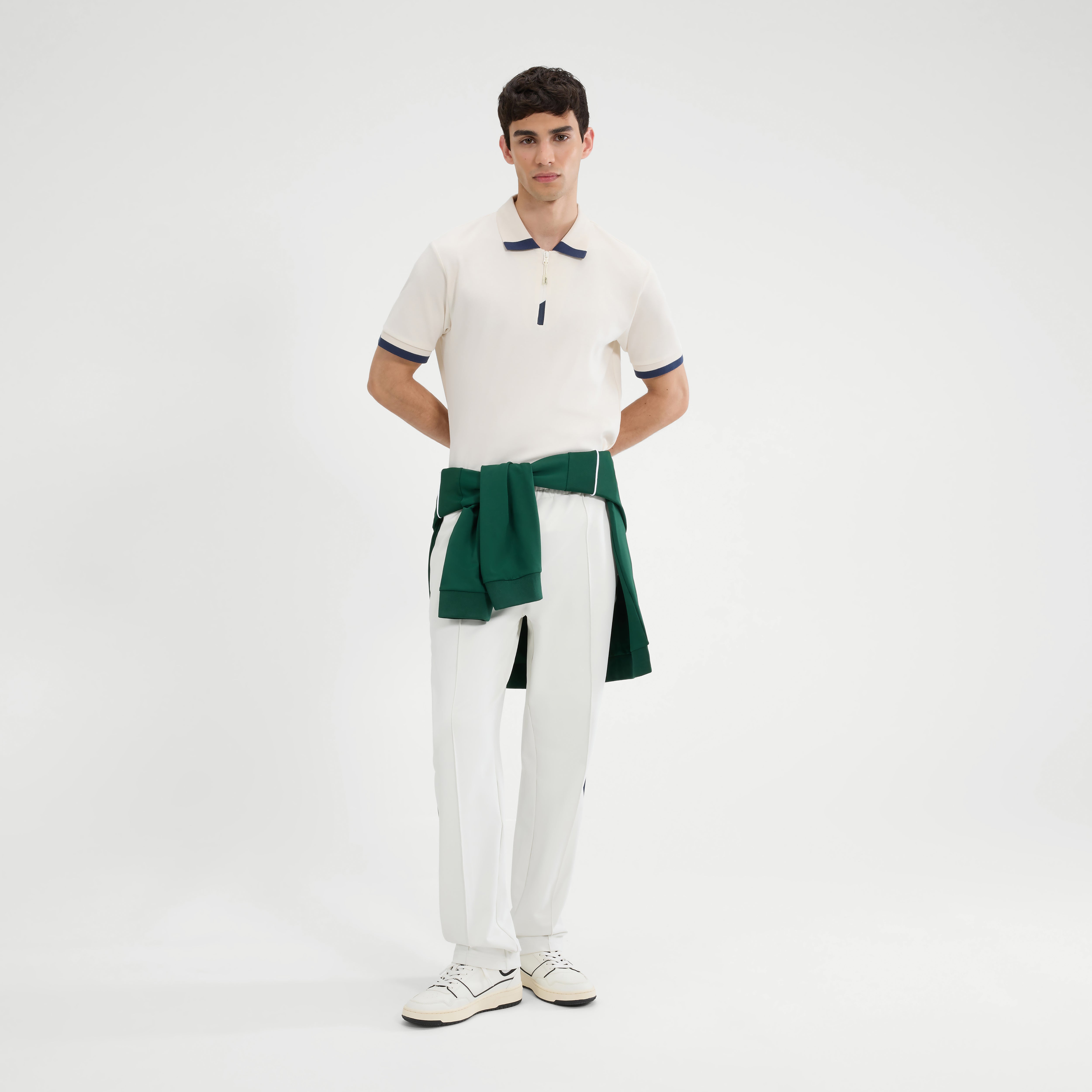 Ellesse Men's   Ivory Kelvias Polo in Size M, BrandAlley