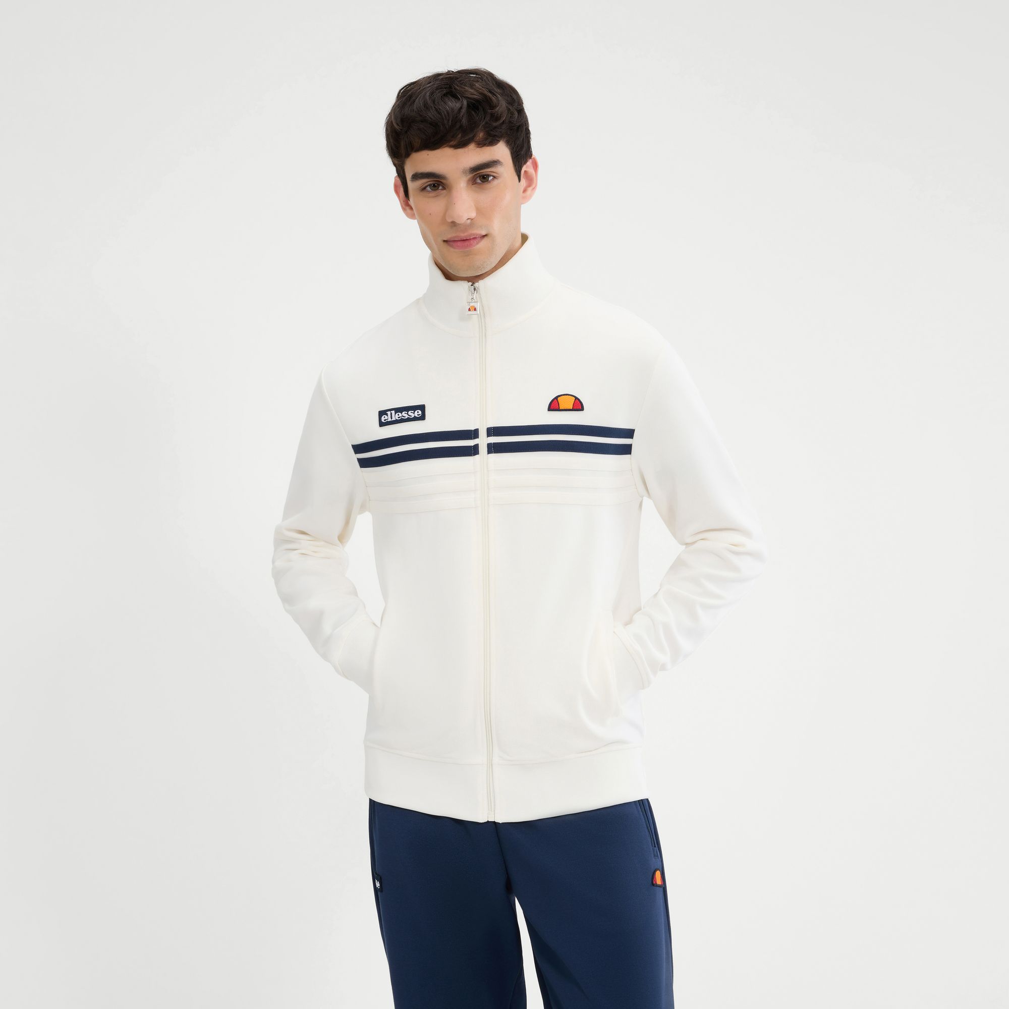 Ellesse Men's   Ivory Vicenza Track Jacket in Size 2XL, BrandAlley