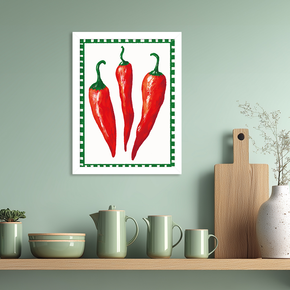 The Art Group   Studio Dolci 'Peperoncino' Preframed Art Print 30x40cms , BrandAlley