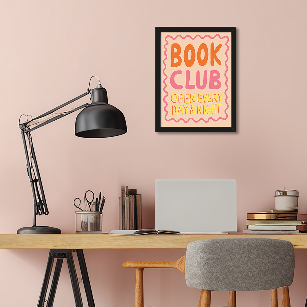 The Art Group   Studio Dolci 'Book Club' Preframed Art Print 30x40cms , BrandAlley