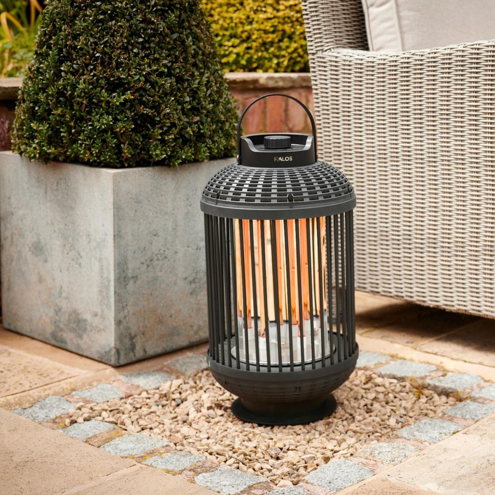 Kettler    Grey Oriental Style Electric Lantern , BrandAlley