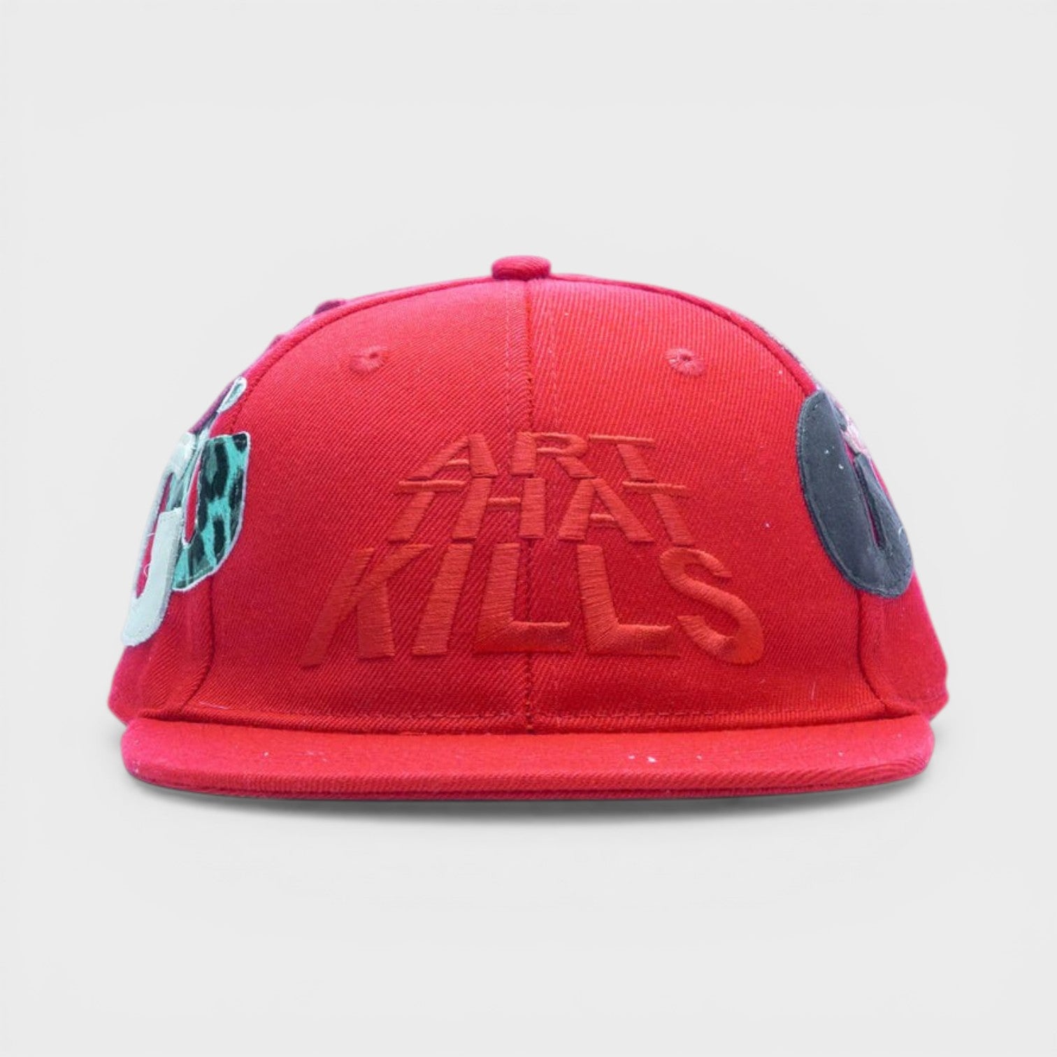 Gallery Dept Men's   Red Atk G Patch Fitted Cap in Size 6.5/8, BrandAlley