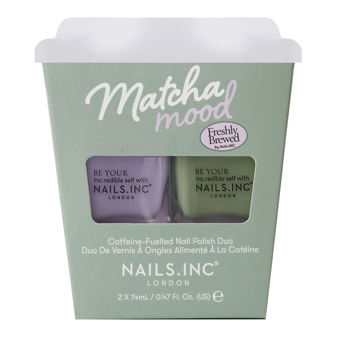 Nails Inc     Matcha Mood Nail Polish Duo (Value £16) in Size 21, BrandAlley