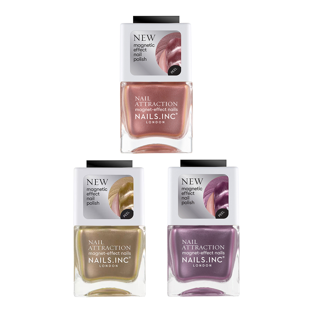Nails Inc     X Brandalley - Nail Attraction 3-Piece Nail Polish Set (Value £30) in Size 3, BrandAlley