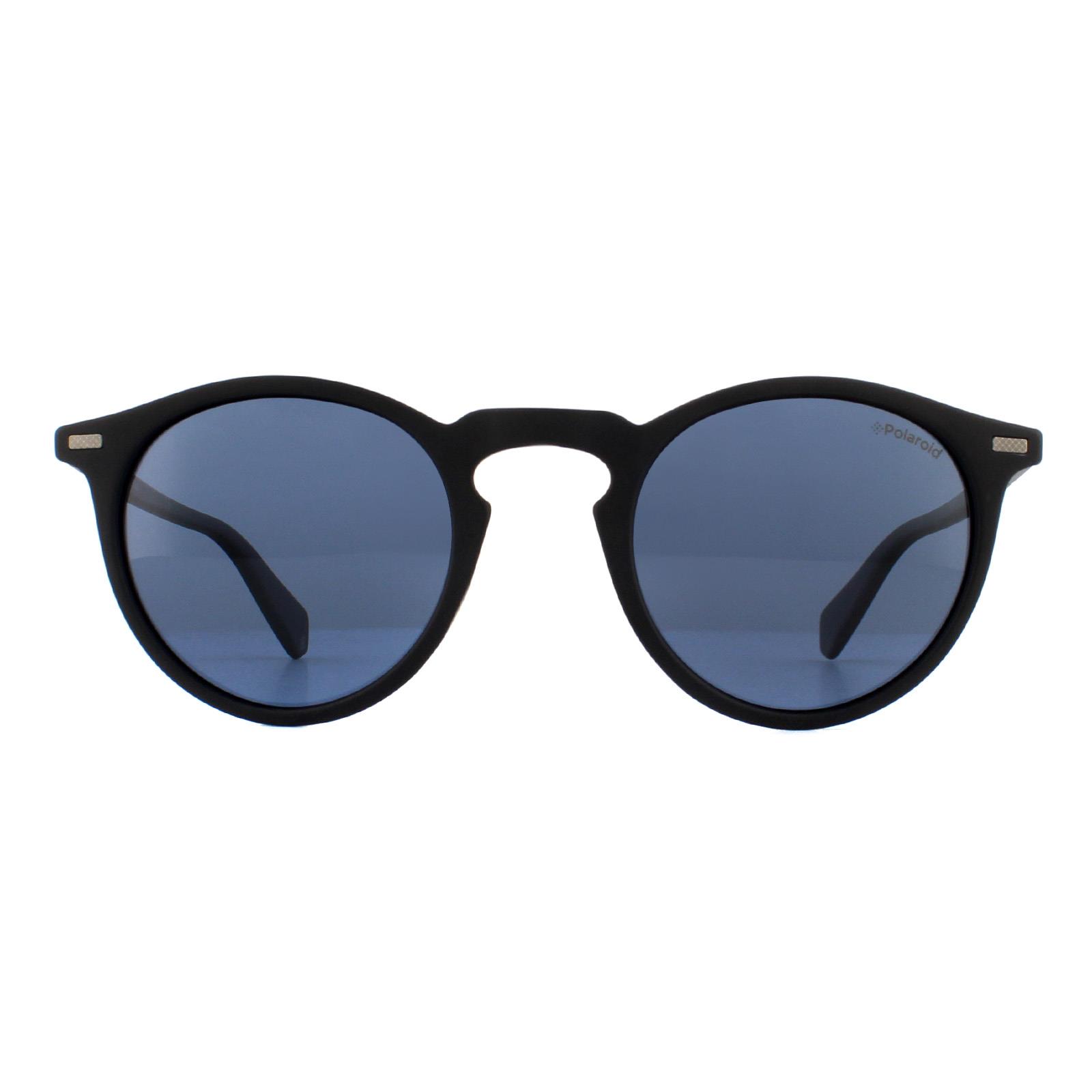 Polaroid Men's   Black Round Male Polarised Pld 2086/S Sunglasses , BrandAlley