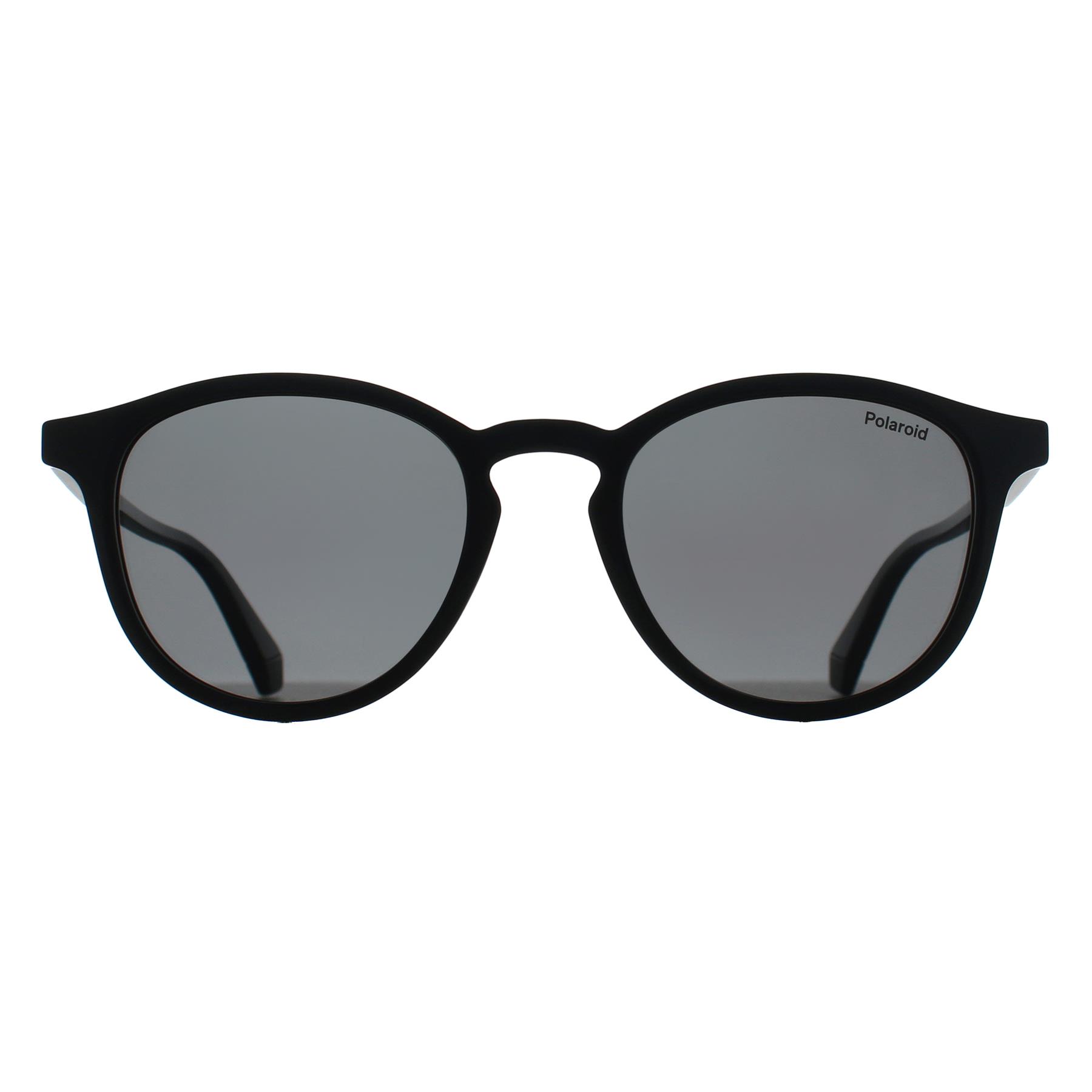 Polaroid Men's   Black Round Gray Polarised Pld 4191/S Sunglasses , BrandAlley