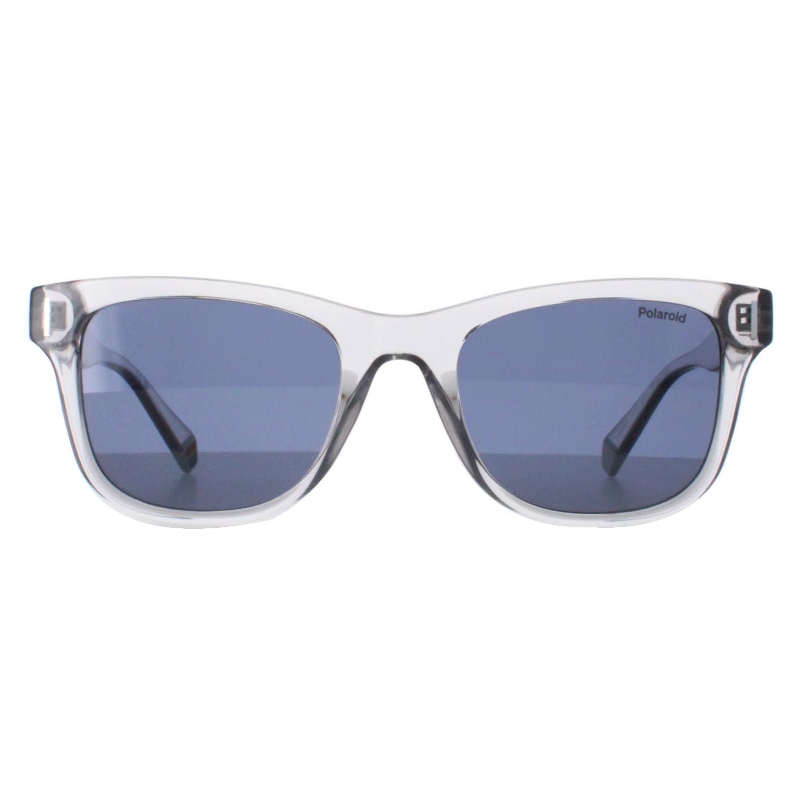 Polaroid Men's  Rectangle Male Grey Grey Polarised PLD 6206/S Sunglasses , BrandAlley