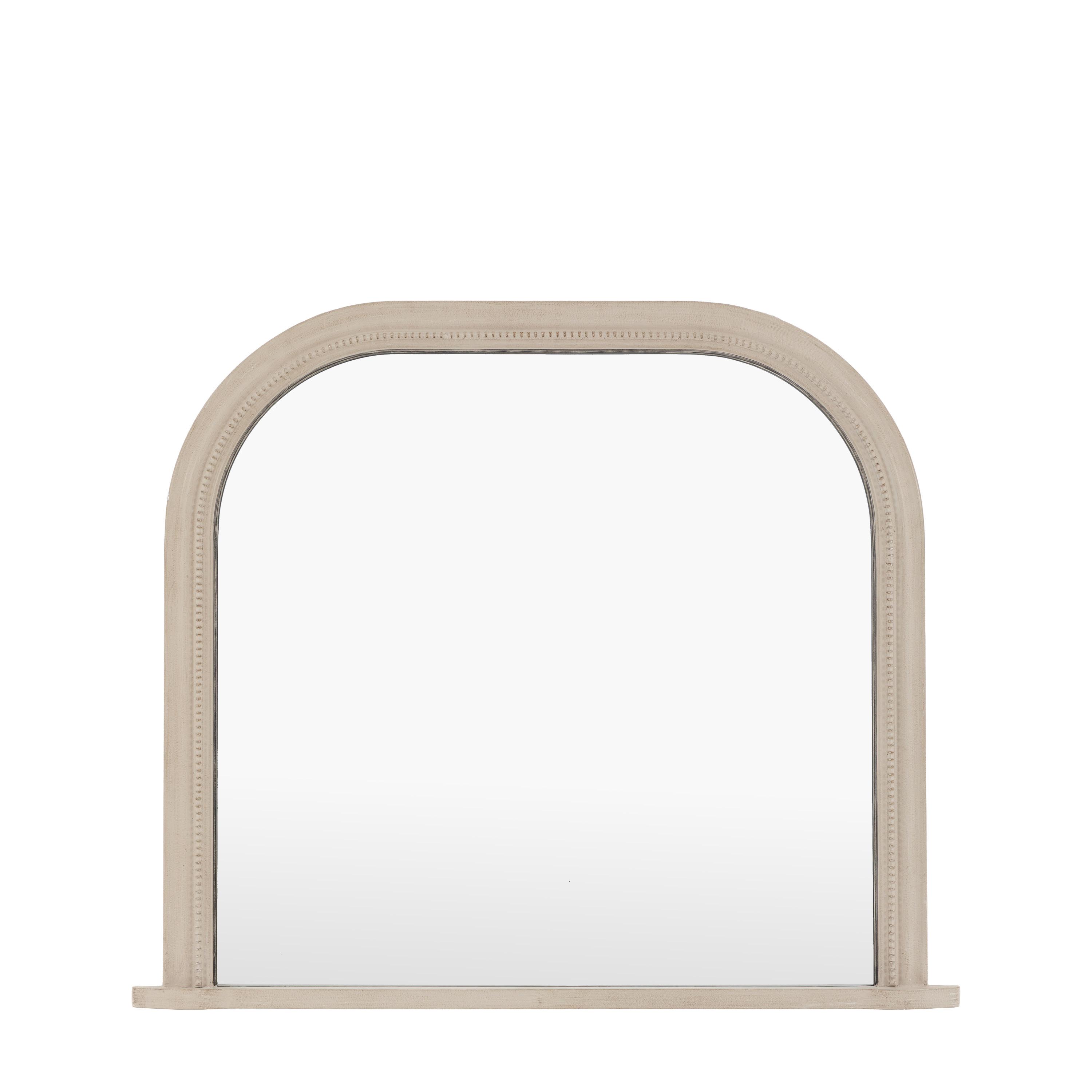 Gallery Living    Grey Solipsism Overmantle Mirror - H:90 X W:105cm in Size +44, BrandAlley