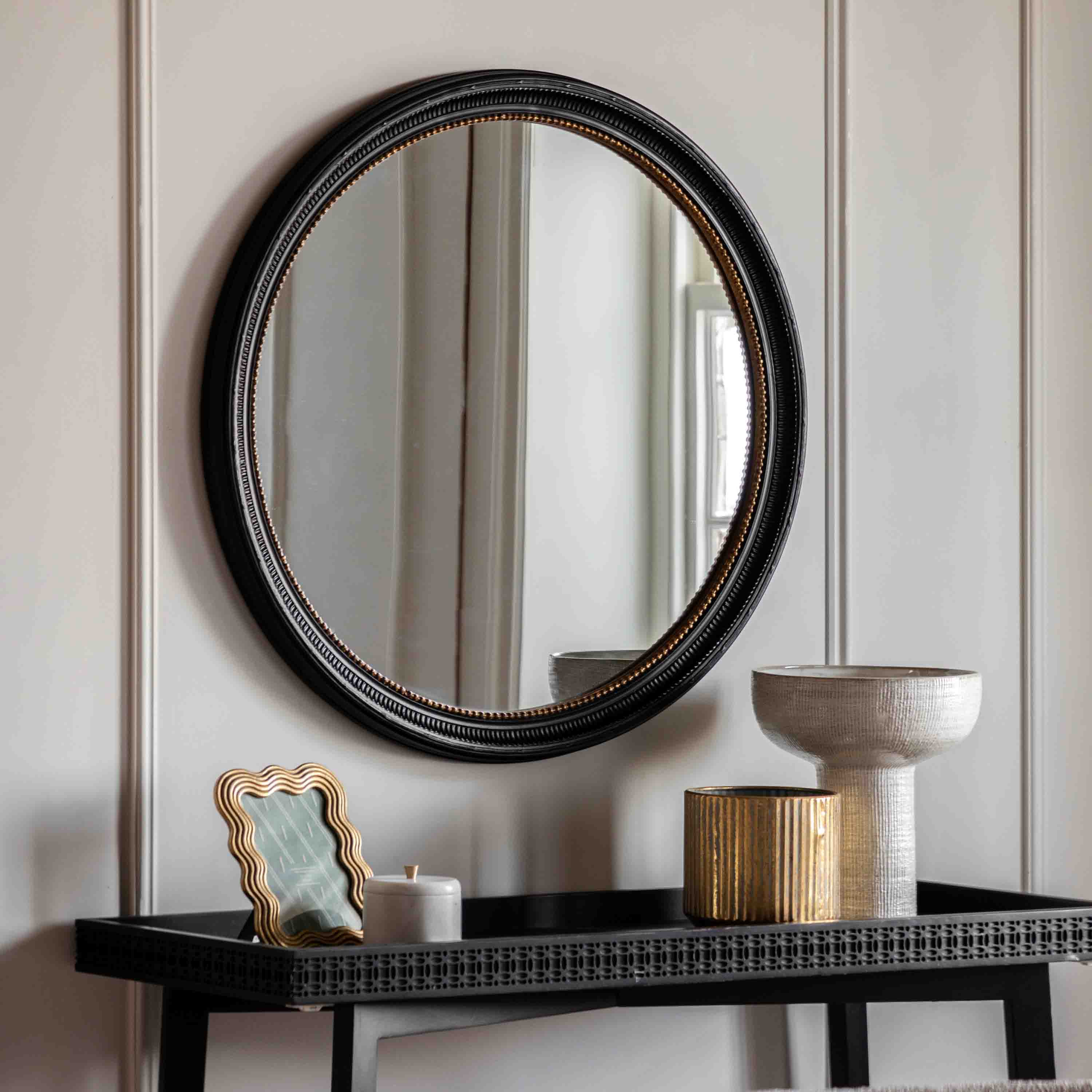 Gallery Living   Palimpsest Round Mirror - 80cm in Size 80cm, BrandAlley