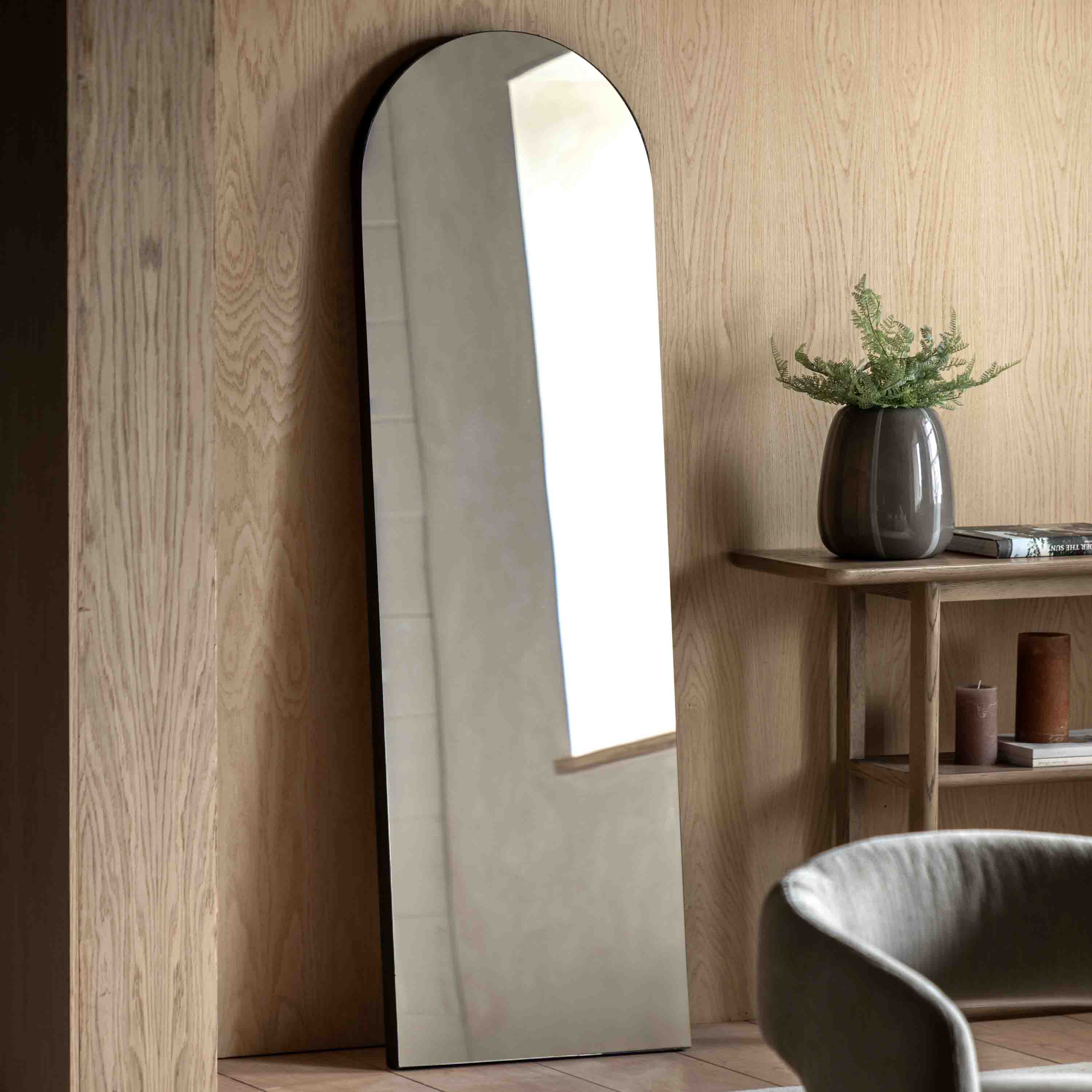 Gallery Living   Tenebrous Leaner Mirror - H:170 x W:50cm in Size Large, BrandAlley