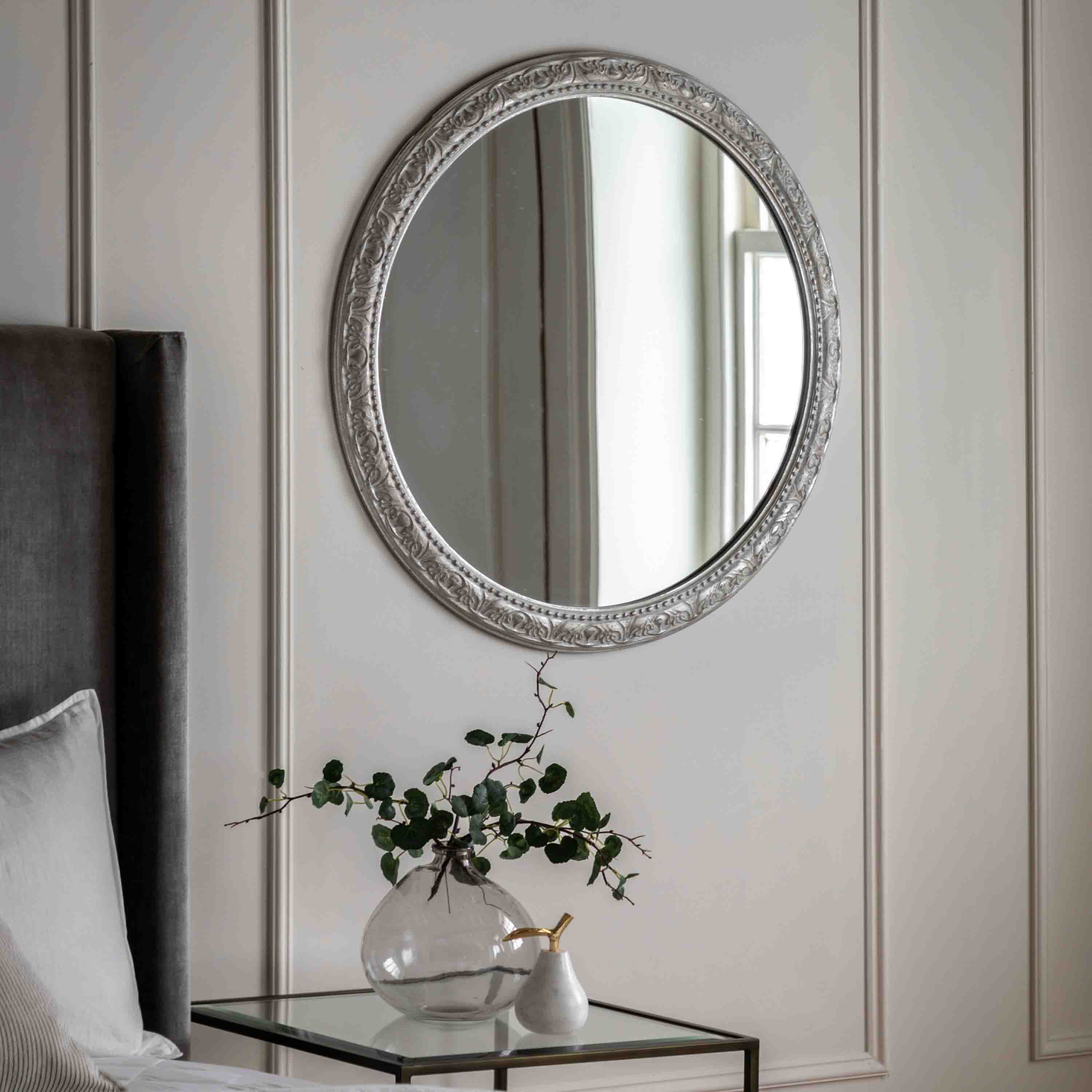 Gallery Living   Rubicon Round Mirror - 80cm in Size 80cm, BrandAlley