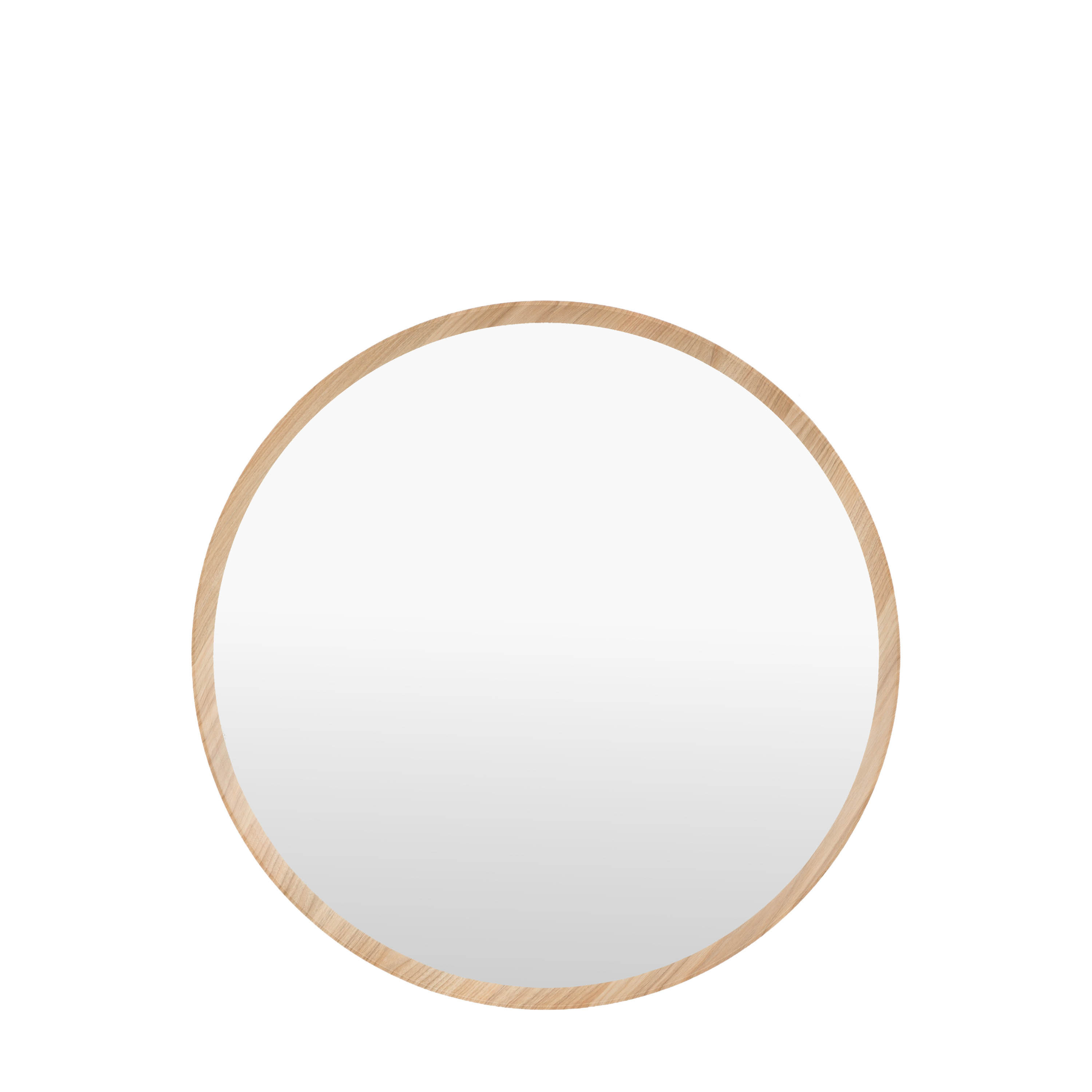 Gallery Living    Beige Halcyon Round Mirror - 80Cm in Size 80cm, BrandAlley