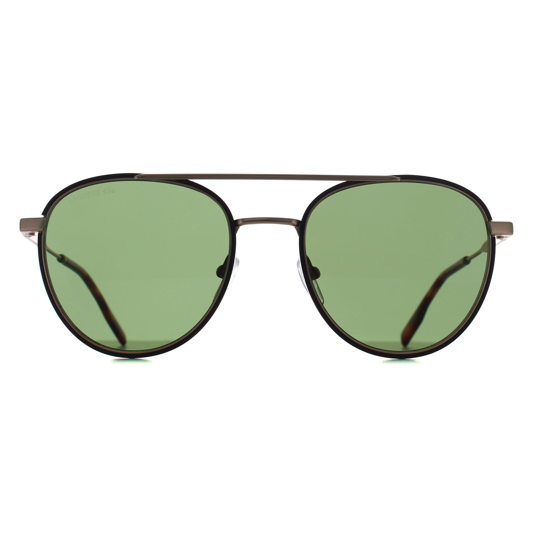 Lacoste Men's  Oval Male Gold Green L258S Sunglasses , BrandAlley