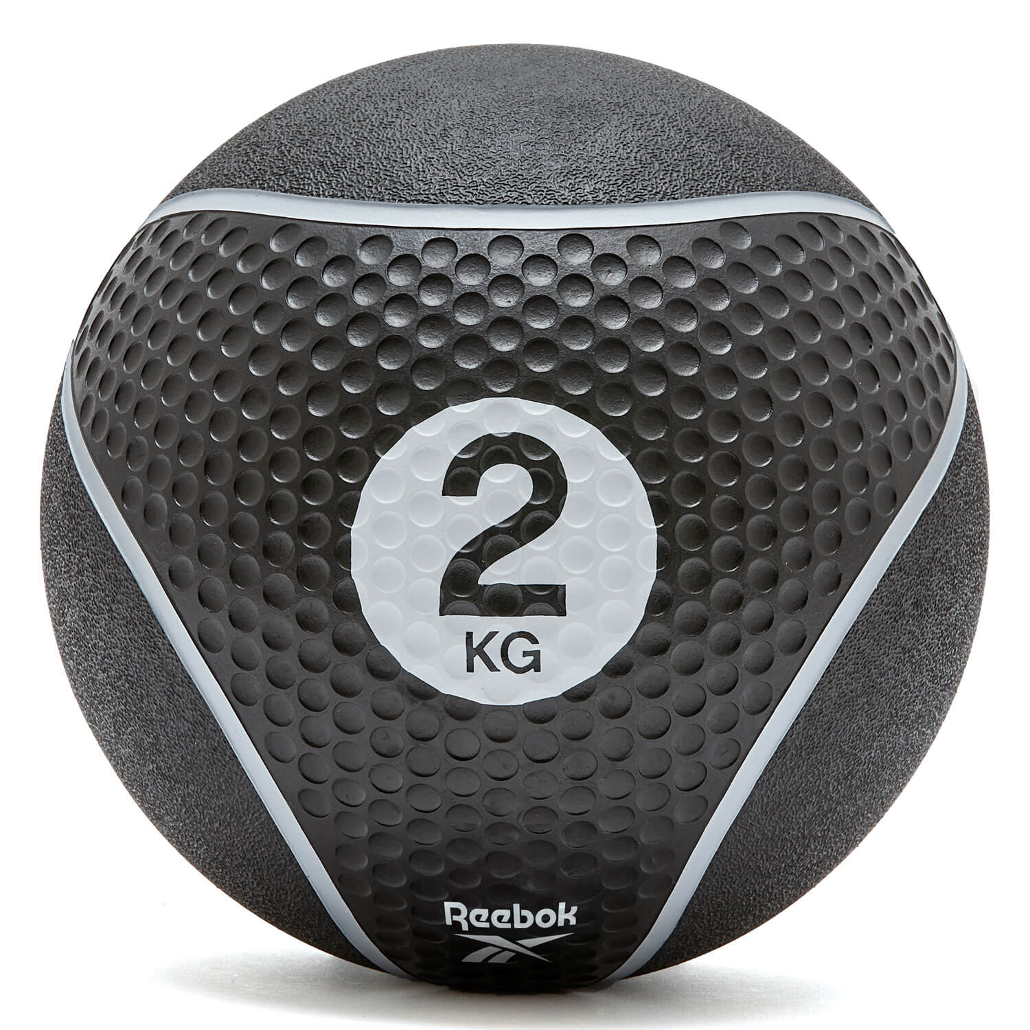 Reebok   2kg Medicine Ball 19cm Dual-Textured Black , BrandAlley